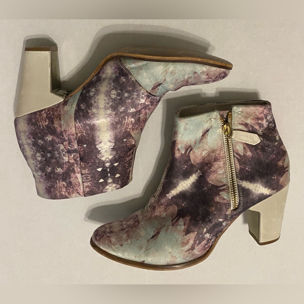 Miista Val Tex Prism Ankle Satin Boots